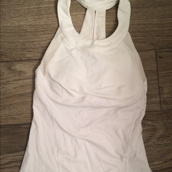 White Lululemon top