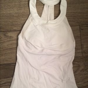 White Lululemon top