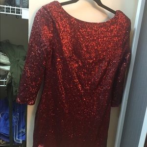 Red dress