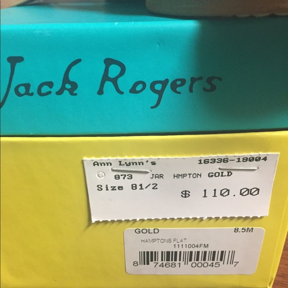 Jack Rogers gold *SOLD* - Picture 4 of 4