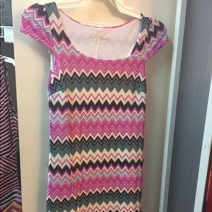 Pink patterned Dress