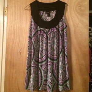 Paisley Print swing shirt