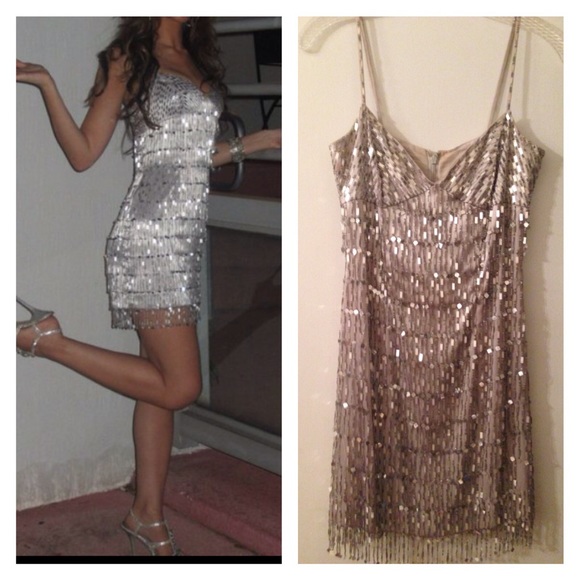 Dresses & Skirts - Sexyyyyy Silver dress! 👗