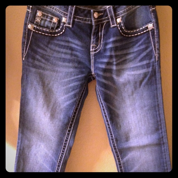 Miss Me Denim - Miss Me cropped jeans worn once!