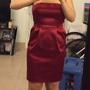 Dressy strapless dress