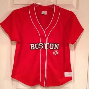 Red Sox button up