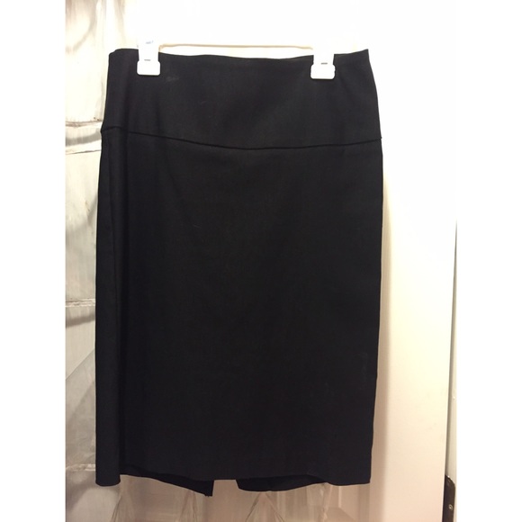 Black pencil skirt