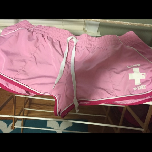 Vs pink life guard shorts