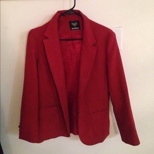 Red blazer