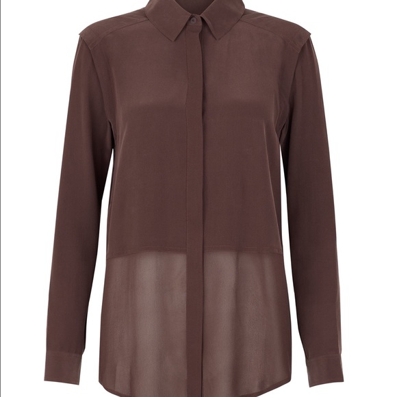 🚫SOLD🚫 T by ALEXANDER WANG burgundy blouse