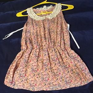 Floral/ lace shirt size Small