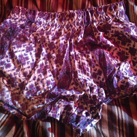 Purple boho Remi shorts