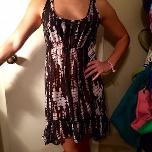 Tye dye hi-low dress