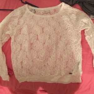 Abercrombie & Fitch lace sweater