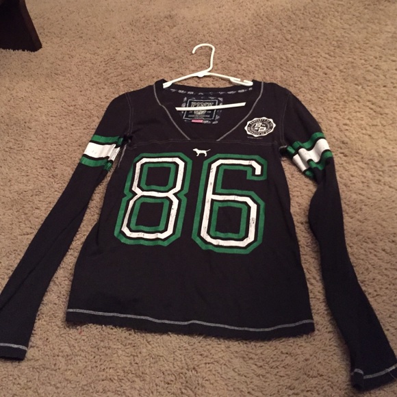 Pink Victoria's Secret Blue and green long sleeve