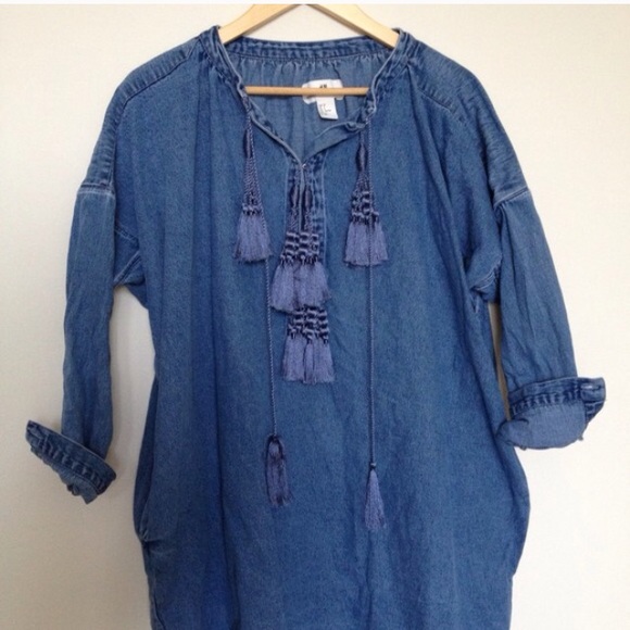 H&M denim dress