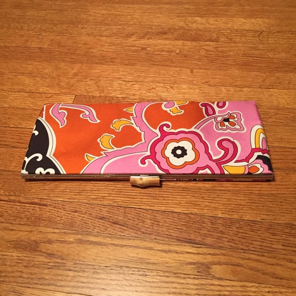 Paisley Satin Clutch