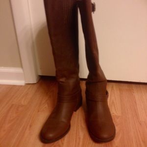 Tall Brown Riding Style boots