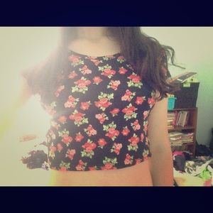 Flower Crop Top