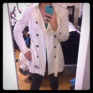 White trench coat