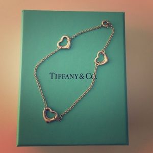SOLD! Authentic Tiffany open heart bracelet