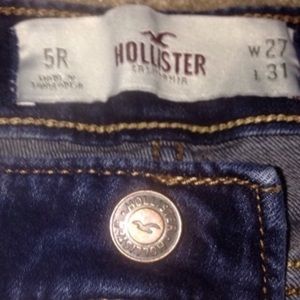 Hollister dark skinny jeans