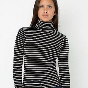 Cotton Spandex Turtle Neck