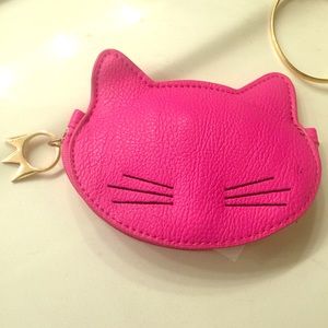 Cat shaped coin purse