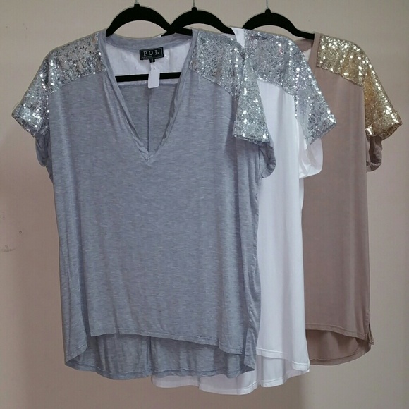 Sequin Tees