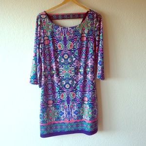 Retro Dress with Funky Print