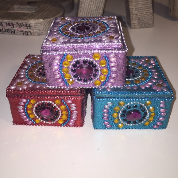 Decorative mini storage boxes