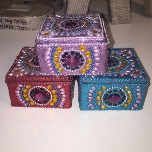Decorative mini storage boxes