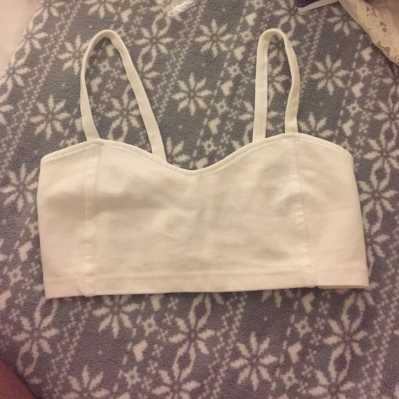 White bralette