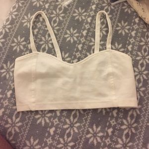 White bralette