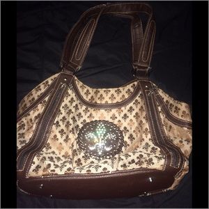 Large Fleur de Lis handbag