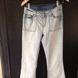 Buffalo David Bitton light blue flare leg jeans
