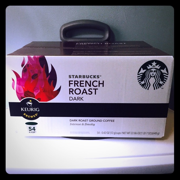 Starbucks K cups, 54.