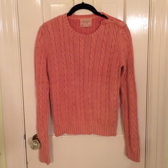Pink knit sweater