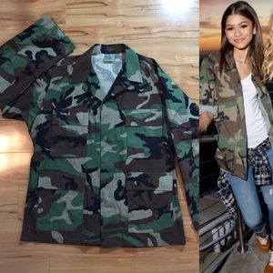 Authentic US Military Camo Jacket
