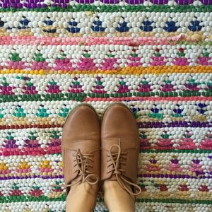 UO Oxfords with Gold Toe Detail