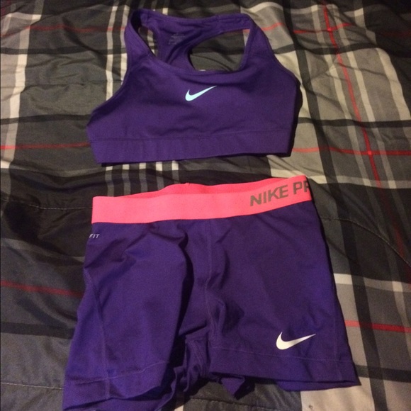 purple Nike pros