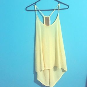 Francesca's Yellow Tank Top