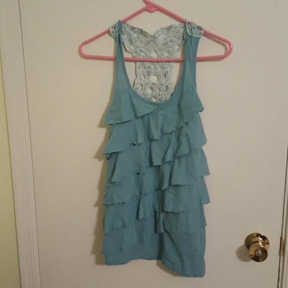 Tops - Teal Blue Tank Top