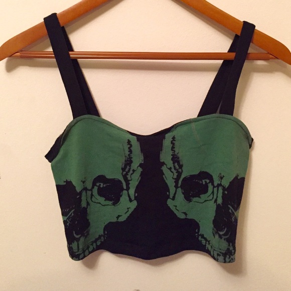 Skull Crop Top