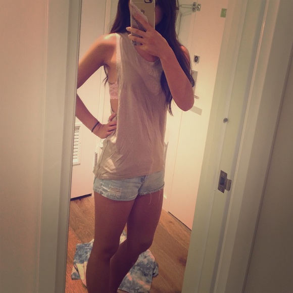 Taupe tank top