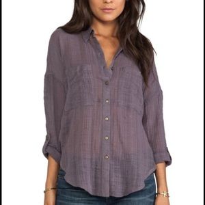 Free People Button Up