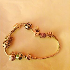 Pandora bracelet it's about a-year old