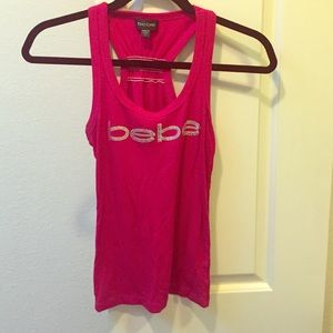 Bebe racer back top