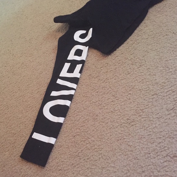 🚫SOLD🚫Lovers/Haters long sleeve black crop top. - Picture 2 of 3