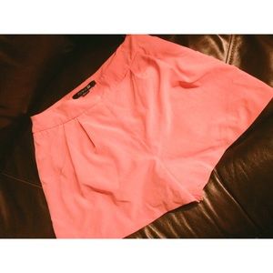 Pink high waisted shorts